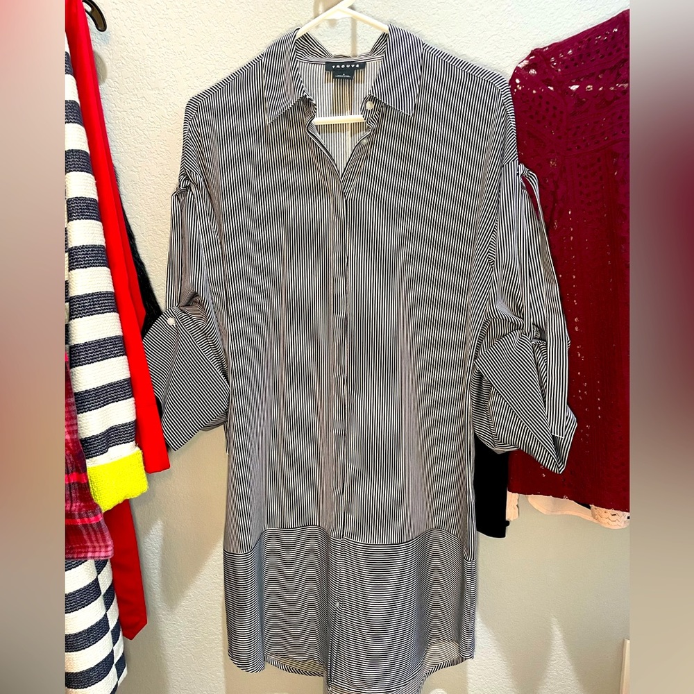 Trouvé Striped Shirt Dress